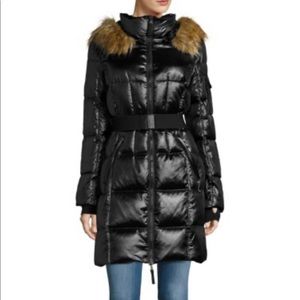 S13 Nolita Metalic Belted Down Coat